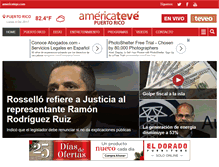 Tablet Screenshot of americatevepr.com